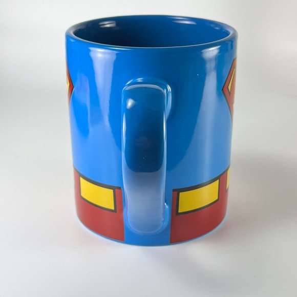 Superman Logo Coffee Cup Mug Multicolor Ceramic DC Comics Souvenir Superhero - Picture 3 of 11